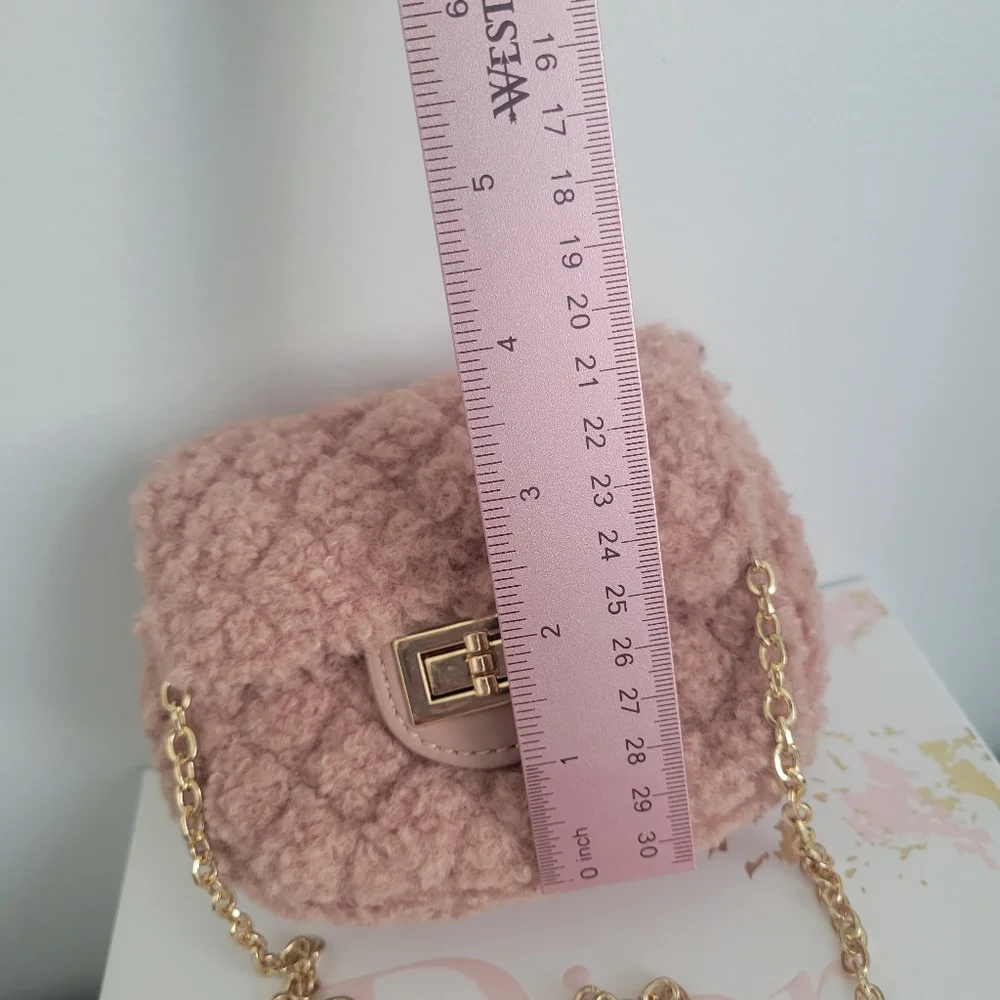 Pink mini quilted bag - Picture 6 of 7